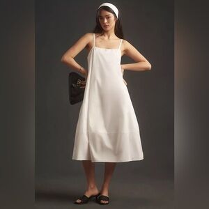 NWT Self Contrast Sleeveless Midi Dress, Size Small